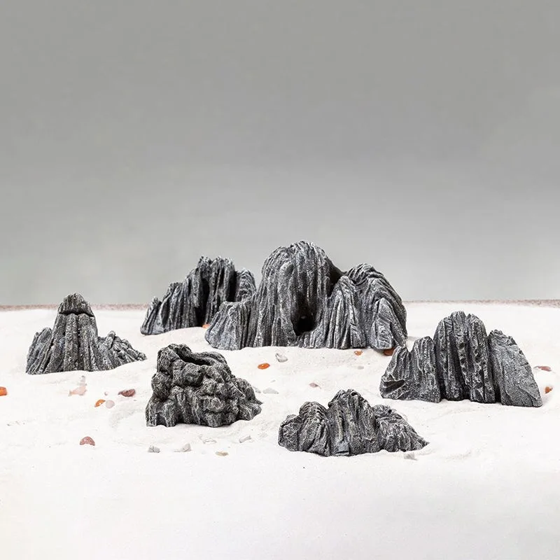 Искусственный красивый орнамент Горный пейзаж горный Декор бонсай украшение