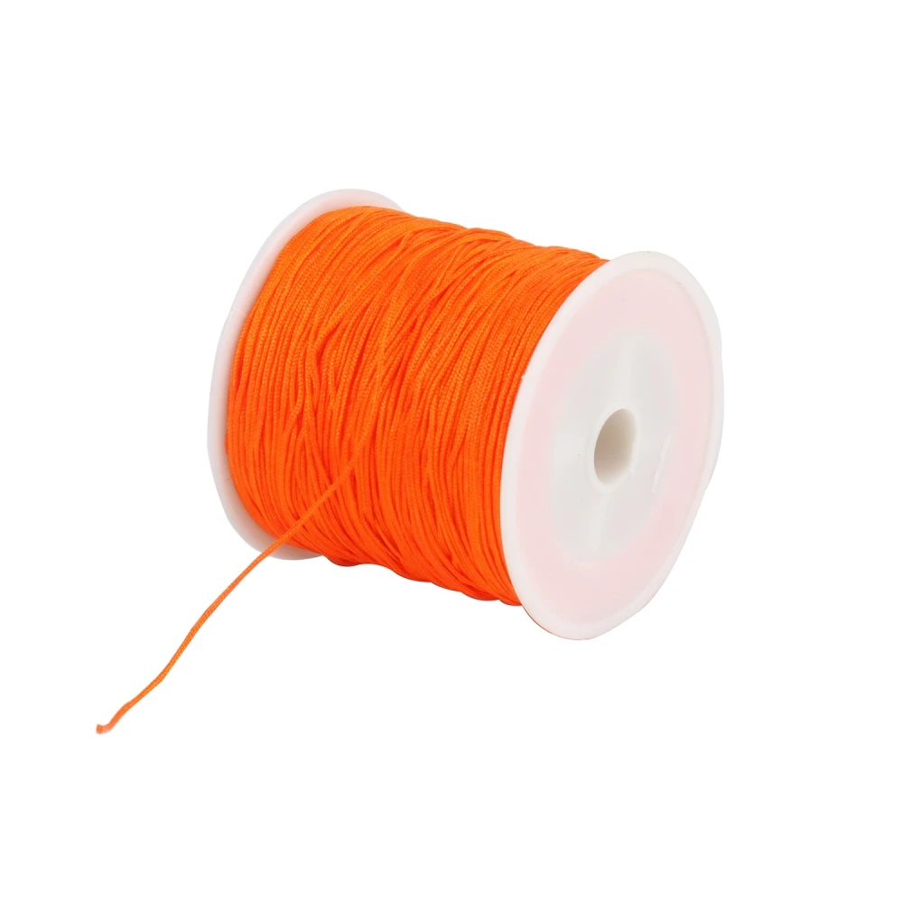Chinese Knoop Draad 0.8mm Satijnen Draad Voor Armbanden – 1mm Rood Nylon Koord, 100m Lang, Voor Chinese Knopen En Sieraden Maken – Macramé En DIY Nylon Macramédraad