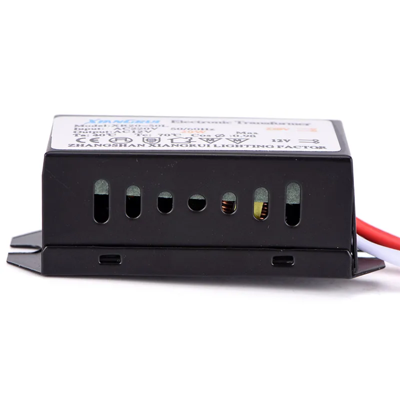

20W AC 220V to 12V Halogen LED Transformer Step Down Buck Regulator For LED Halogen Light Bulb Lamp Power Supply Driver