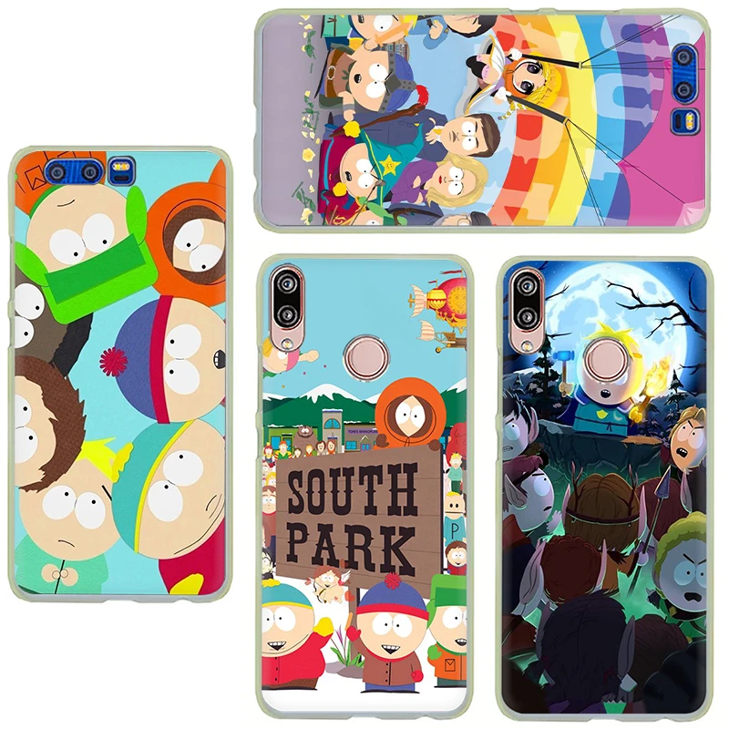 EWAU аниме Southpark мягкий силиконовый матовый чехол для телефона для huawei P8 P9 P10 P20 P30 Lite Mine Pro P Smart Z Plus