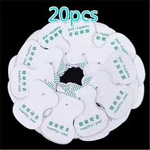 20pcs/set White Electrode Pads For Electric Tens   Digital Therapy Machine for Slimming Electric Body Massager 