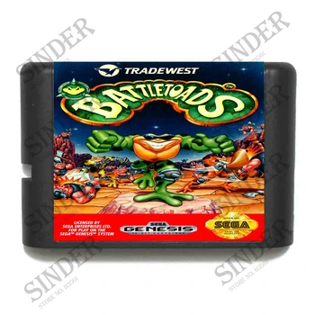 

Battletoads 16 bit MD Game Card For Sega Mega Drive For Genesis