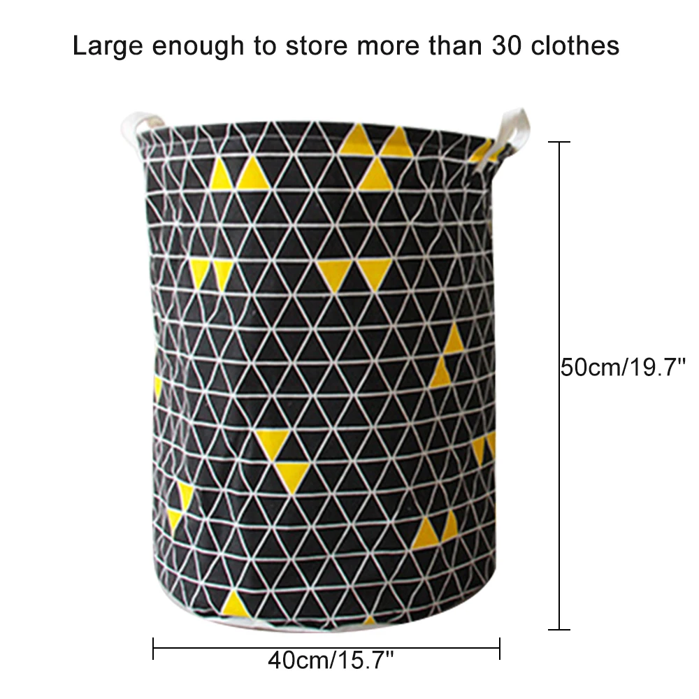 Художественная ткань складной зонт в виде геометрических фигур для стирки грязной одежды корзина для грязного белья ведро для хранения игрушек для домашняя корзина для хранения - Цвет: G