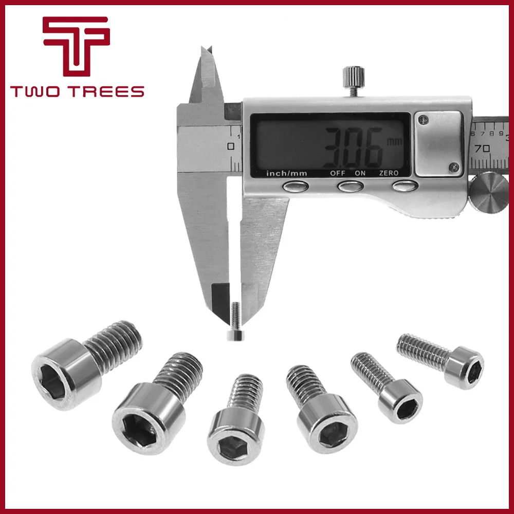 10PCS M3M4M5 DIN912 304 Stainless Steel Hexagon Socket Head Cap Screws Inner Hex Socket Bolt Metric Thread 3D printer parts (2)