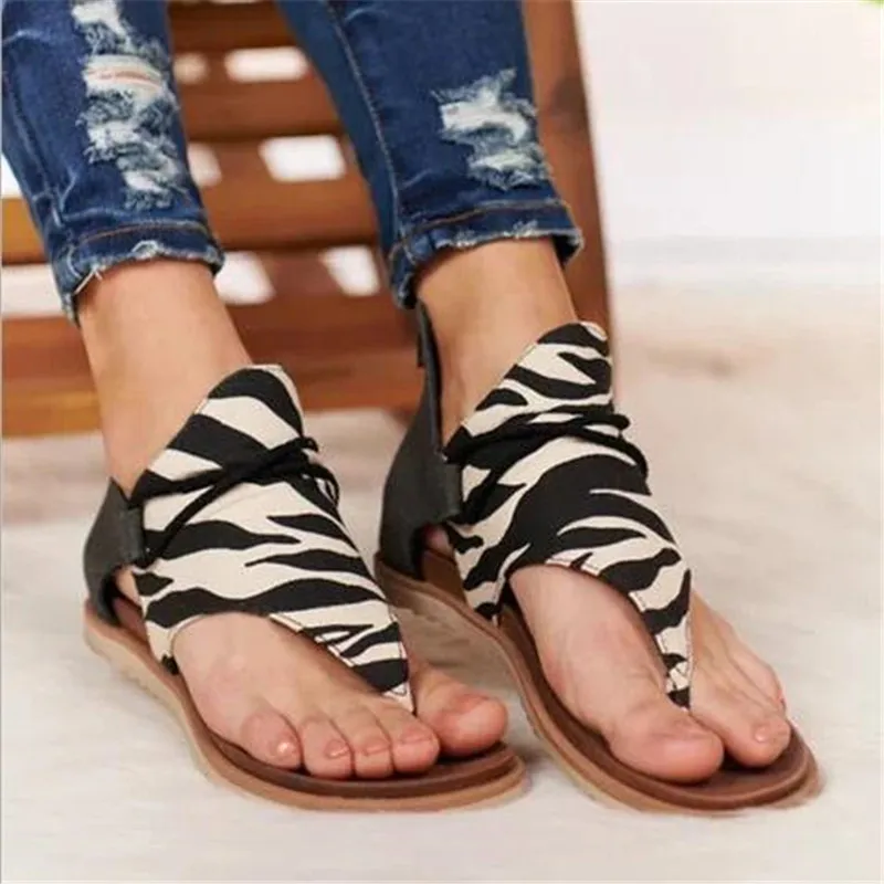 

2020 New Women Sandals Fashion Flip Flops Shoes Roman Sandals Women Flat Shoes Summer Beach Ladies Leather Shoes Sandals Zapatos
