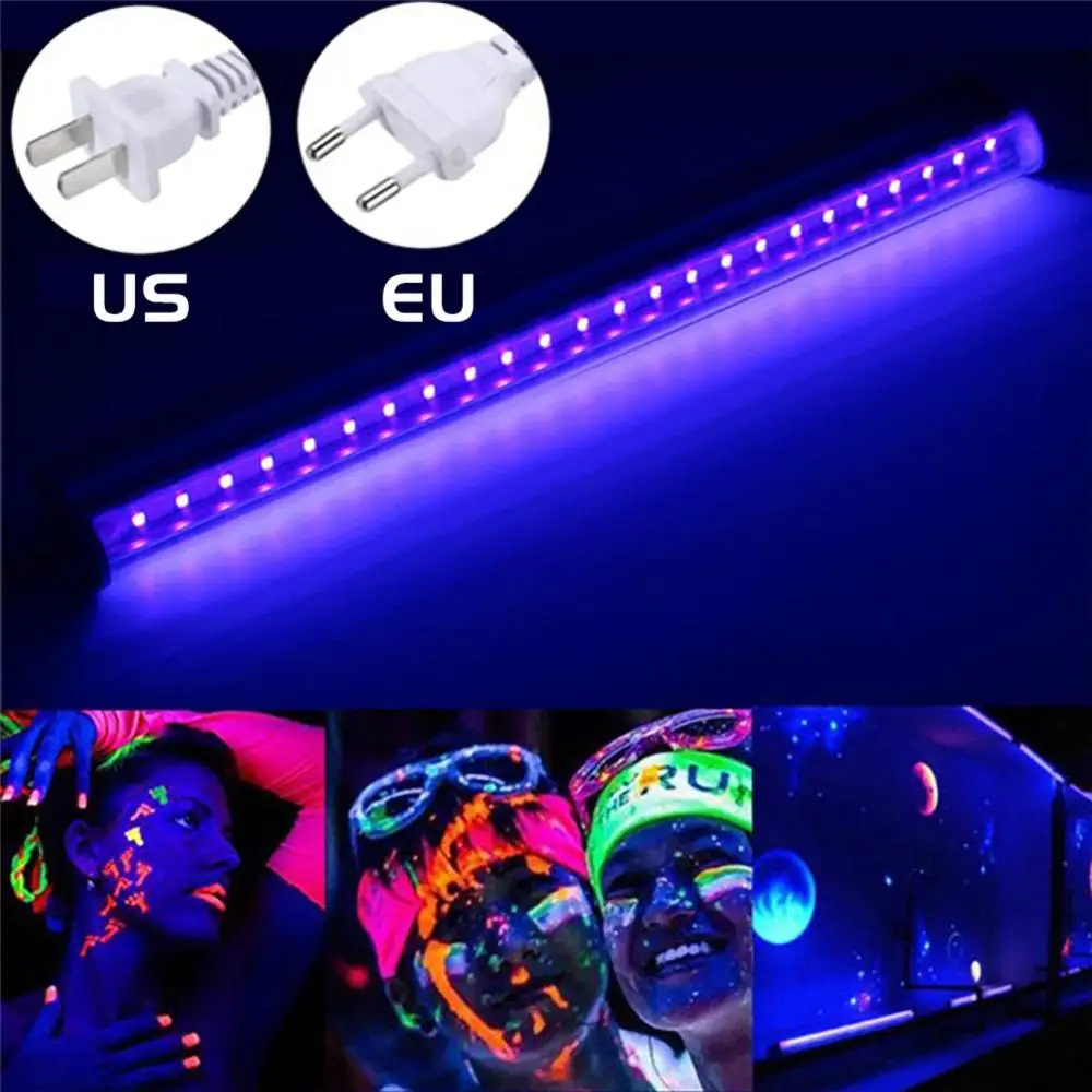 

LED Light Bar 10w T8 Integrated Bulb Black Light Portable Black UV Light Bar LED Strip Lights Party Club DJ Equipment 32cm