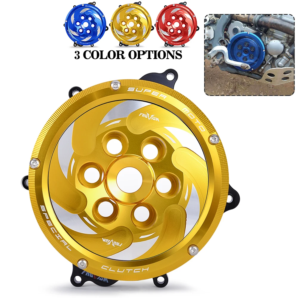 

For Suzuki DRZ 400 S/SM/E Motorcycle Clear Engine Clutch Cover Pretector DRZ400 DRZ400S DRZ400SE DRZ400SM