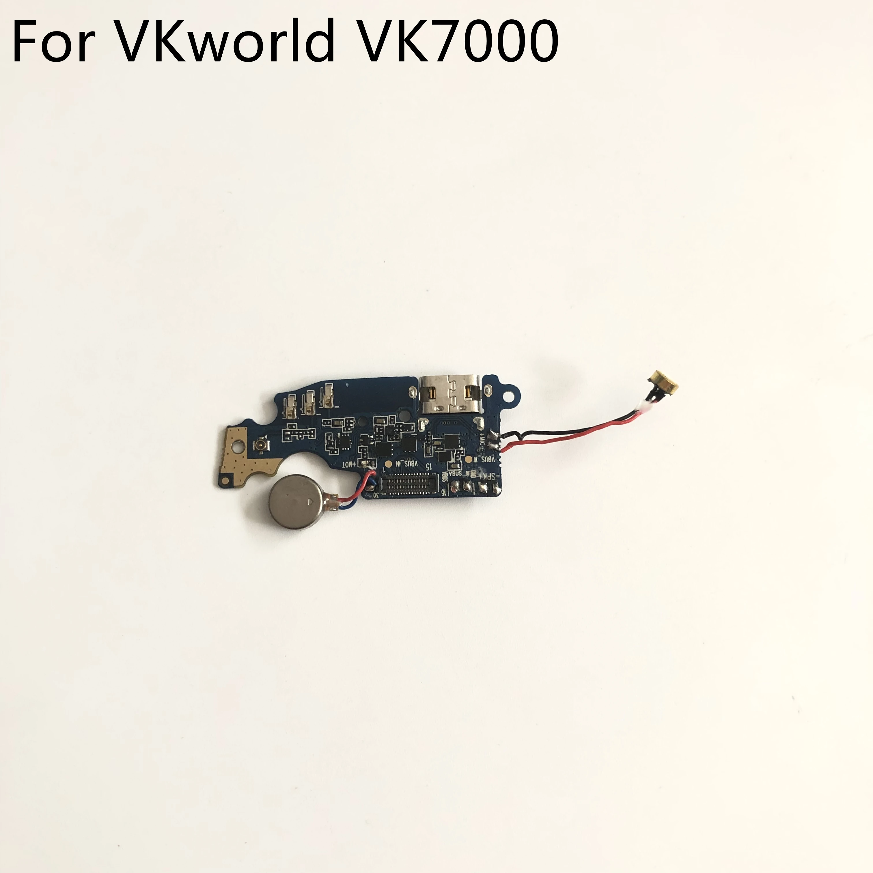 VKworld VK7000 б/у USB разъем зарядная плата + Вибрационный двигатель для смартфона MTK6750T