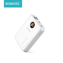 ROMOSS OM10 10000 мАч Внешний аккумулятор с двойным usb-портом, внешний аккумулятор, размер для путешествий, портативное зарядное устройство для планшета iPhone