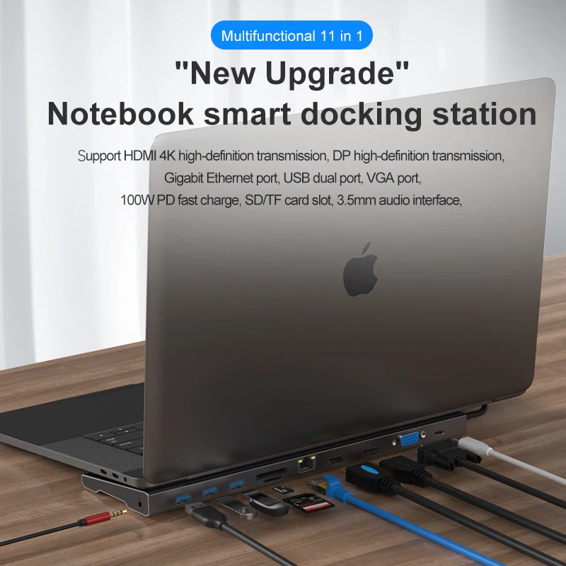 USB адаптер с несколькими портами DP HDMI 4K VGA RJ45|USB-хабы| |