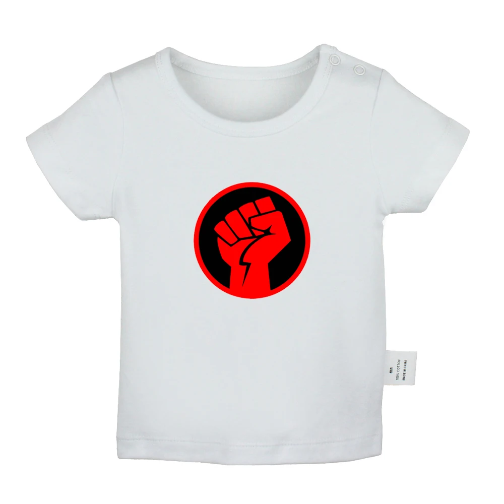 

Сила, кулак, дизайн папы или мамы и я, футболки для новорожденных, малышей, графика, однотонные футболки с коротким рукавом, топы