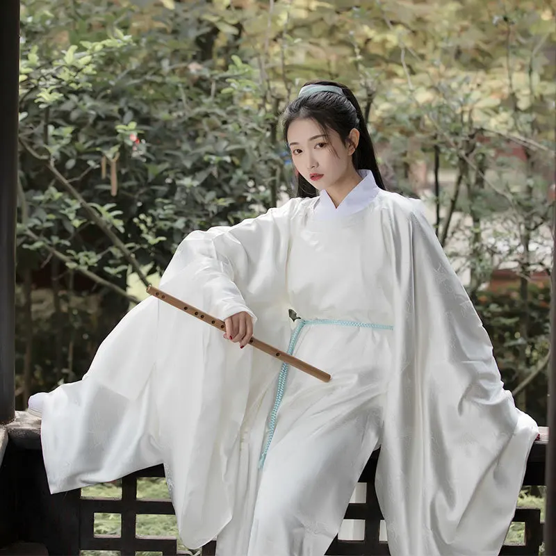 2020 New Hanfu Auspicious Girls National Customs Ming Dynasty System Round Neck Robe Will Sleeve Tradition Chinese Dress |