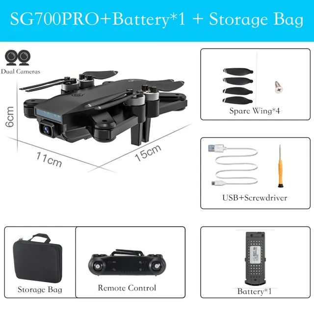 2021 New SG700MAX/PRO Drone GPS Wifi 4K HD Camera Profesional Aerial Photography Drones Brushless Motor Foldable Quadcopter Toys