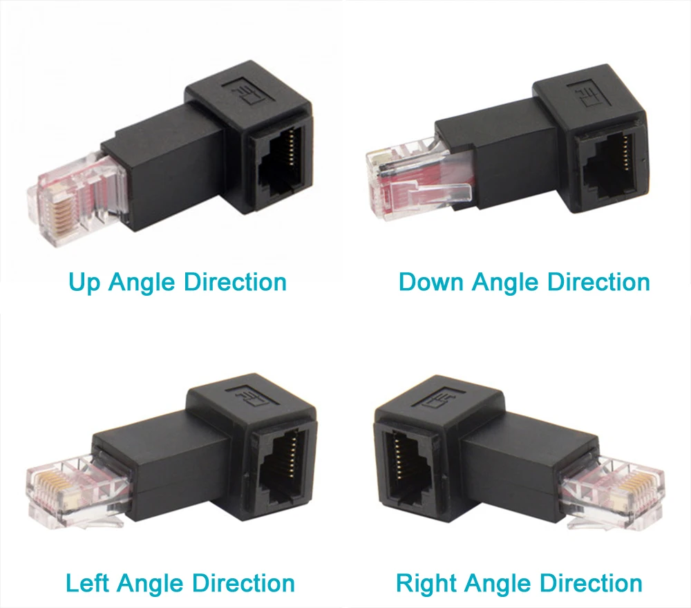 

1pc 8P8C FTP STP UTP Cat5e Male to Female Lan Ethernet Network Extension Adapter