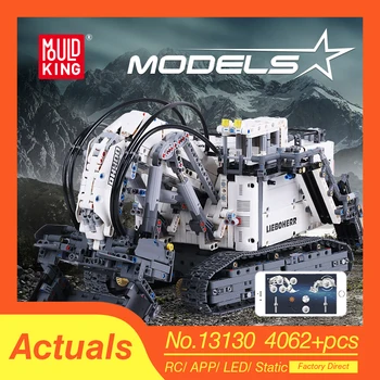 

Technic series Liebherrs Terex RH400 Excavator R9800 Motor RC APP Car Model Building Blocks Bricks Compatible lepins 42100 TOYS