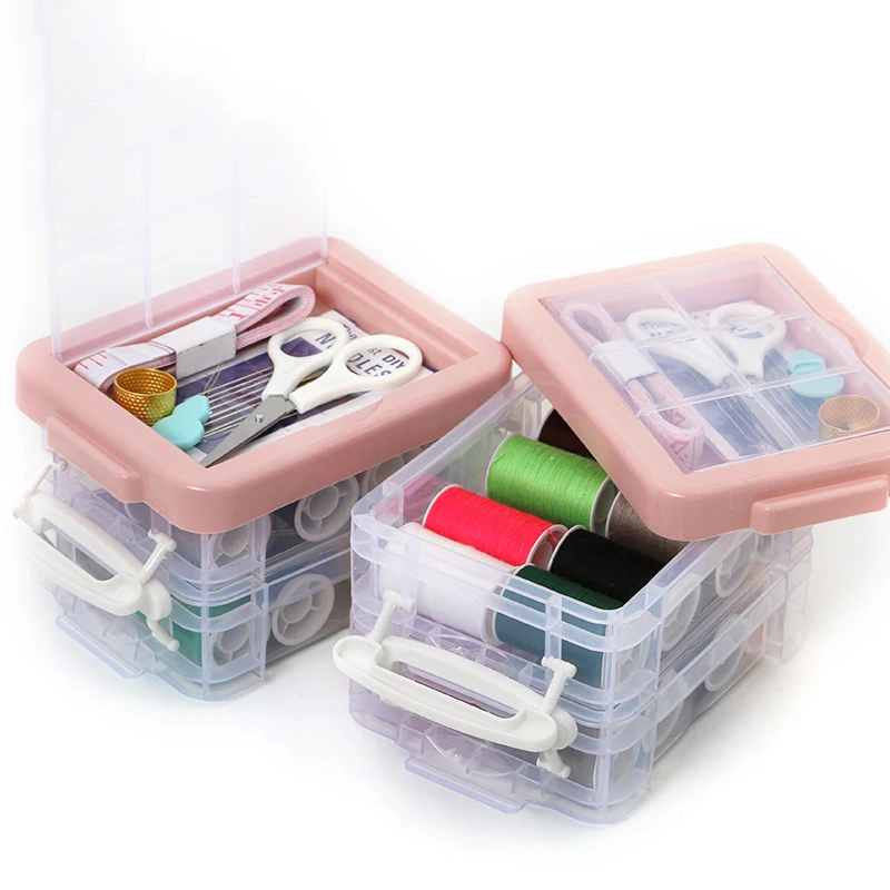 

portable travel sewing box kitting needles tools home sewing kits home sewing equipment