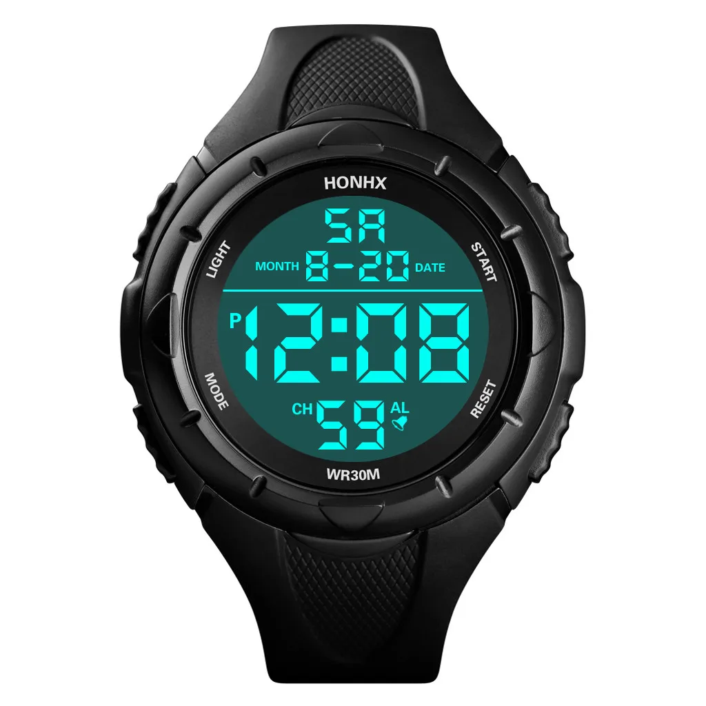 Мужские часы Reloj hombre honhx роскошный мужской цифровой светодиодный часы с датой спортивные мужские уличные электронные часы Montre homme Zegarek męski@ 12