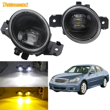

LED Fog Light Assembly For Infiniti M35 2008 2009 2010 Car 30W 8000LM Front Bumper Lens Fog Lamp Daytime Running Light H11 12V