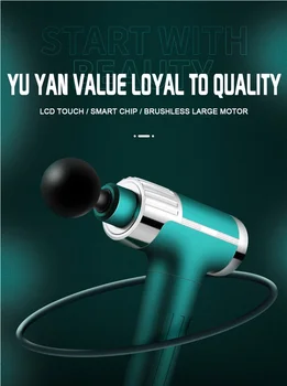 

2020 Youmay LCD Display Massage Gun Rechargeable Muscle Stimulator Deep Tissue Massager Device Body Relaxation Slimming Shaping