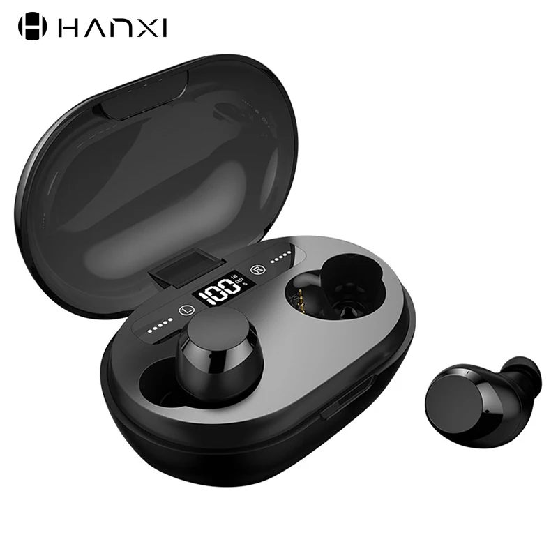

C8S Wireless Bluetooth 5.0 Earphone 3000 mAh Charging Box Led-display Sport Noise Cancelling Earphones Gaming Handsfree EarBuds