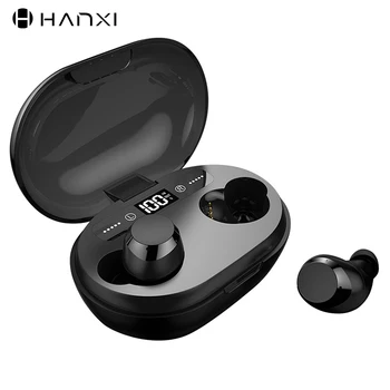 

C8S Wireless Bluetooth 5.0 Earphone 3000 mAh Charging Box Led-display Sport Noise Cancelling Earphones Gaming Handsfree EarBuds