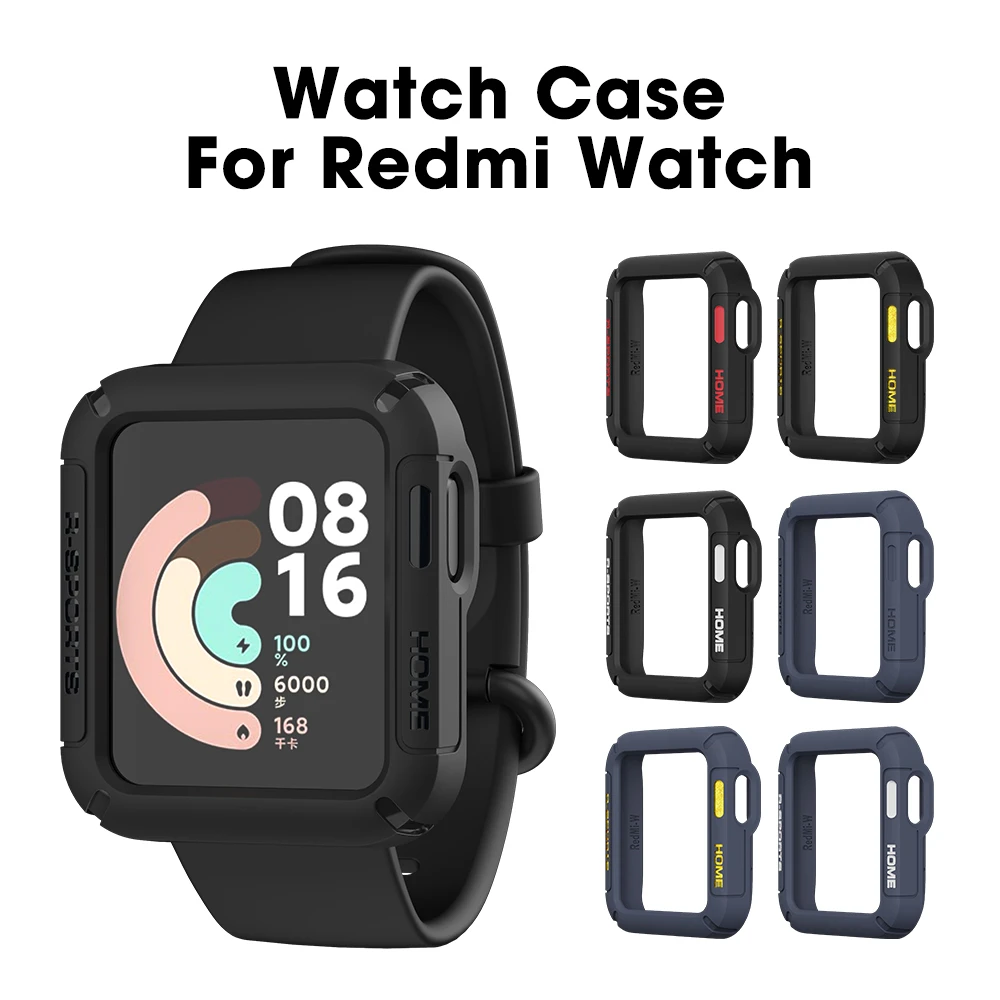SIKAI 2021 New Case For Xiaomi Mi Watch Lite TPU Shell Protector Cover Band  Strap Bracelet Charger for Xiaomi Redmi Watch|Watch Cases| - AliExpress