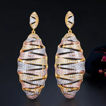 

S925 Sterling Silver Earrings Ethnic Style Jewelry Ladies Banquet Jewelry Ladies Wedding Earrings