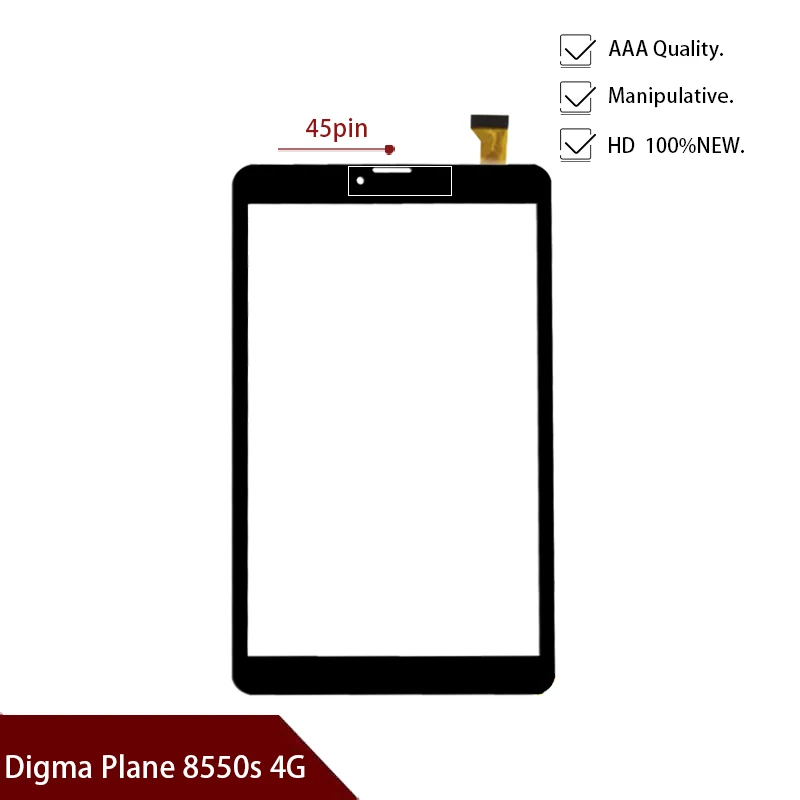 45pin новый для 8 дюймового планшета Digma Plane 8550s 4G PS8163PL сенсорный экран дигитайзер