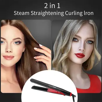 

Straightening Irons Fast Warm-up Thermal Performance Heating Professional Plate Straightener Tourmaline Hair Ceramic I8S3
