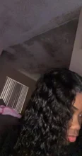 Cranberry-peluca con cierre de encaje 4x4 para mujer, cabello Remy brasileño de ondas profundas, pelucas de cabello humano con encaje frontal 13x4, línea de cabello prearrancado