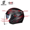 GXT Motorcycle Helmet Half Face ABS Motorbike Helmet Electric Safety Double Lens Helmet Moto Casque for Women/Men Casco Moto # ► Photo 3/6