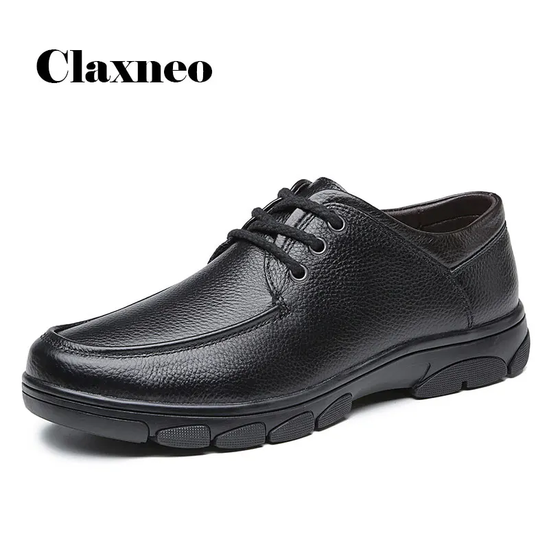 CLAXNEO/мужские кожаные туфли; коллекция года; сезон весна; Мужские модельные туфли; официальная обувь из натуральной кожи; Мужская обувь в стиле Дерби