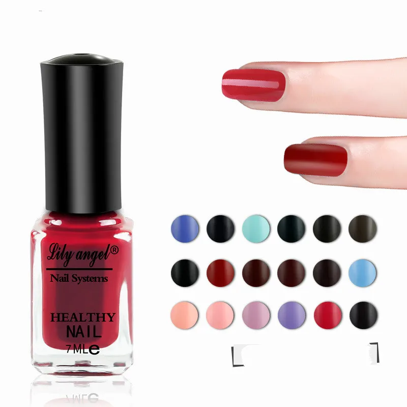 

New18 Colors Satin Frosted Bottle Long Lasting Nail Art Varnish Dull Nail Enamel Manicure Design Quick Dry Matte Nail Polish