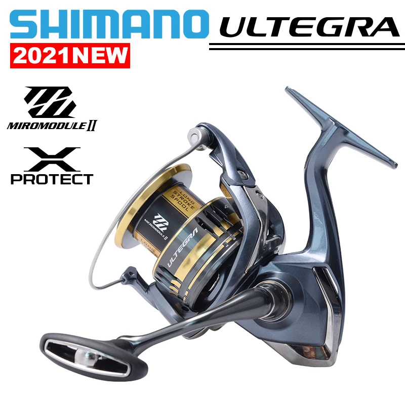 Top !! New 2021 SHIMANO ULTEGRA Spinning Fishing Reels 1000-5000Model 5+1BB Gear Ratio5.1:1/6.1:1/5.38:1/6.0:1/5.3:1/6.2:1 Reel Fishing