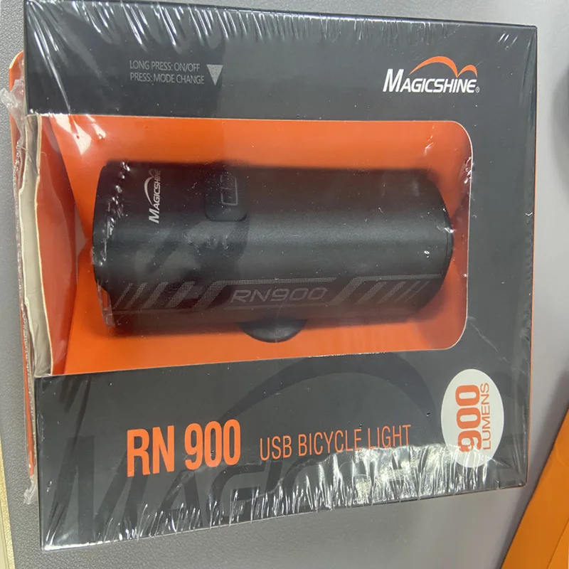 Magicshine RN900 Bike Front Light Rechargeable Bicycle Light Waterproof 900 Lumens USB Type-C Cycling Lighting Tool