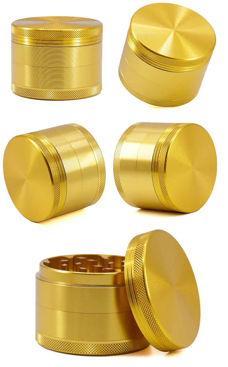 63MM Aluminum Alloy CNC Four layer Smoke Grinder Grinder Big 3