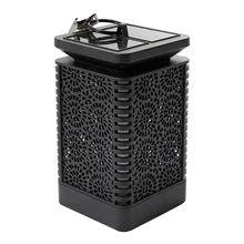 Садовый Двор украшение Патио Кемпинг моделирование пламя Открытый водонепроницаемый ландшафтный светильник путь Авто ВКЛ ВЫКЛ висящий на солнечных батареях