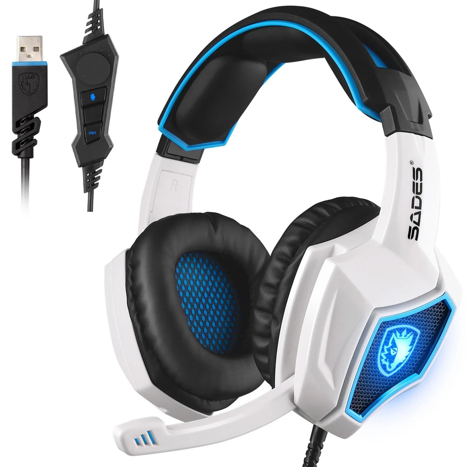 wired gaming headset com microfone extra baixo