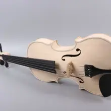 5 струн 4/4 корпус скрипки белая скрипка эбеновые крепления Кленовая ель woodod