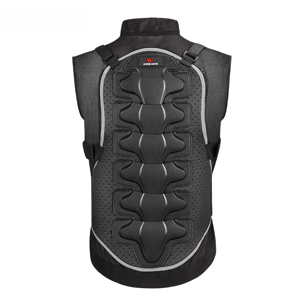 Authentic Sports Motorcycle Armor Protector Vest Body Support Bandage Motocross Guard Brace Protective Gear Chest Ski Protection