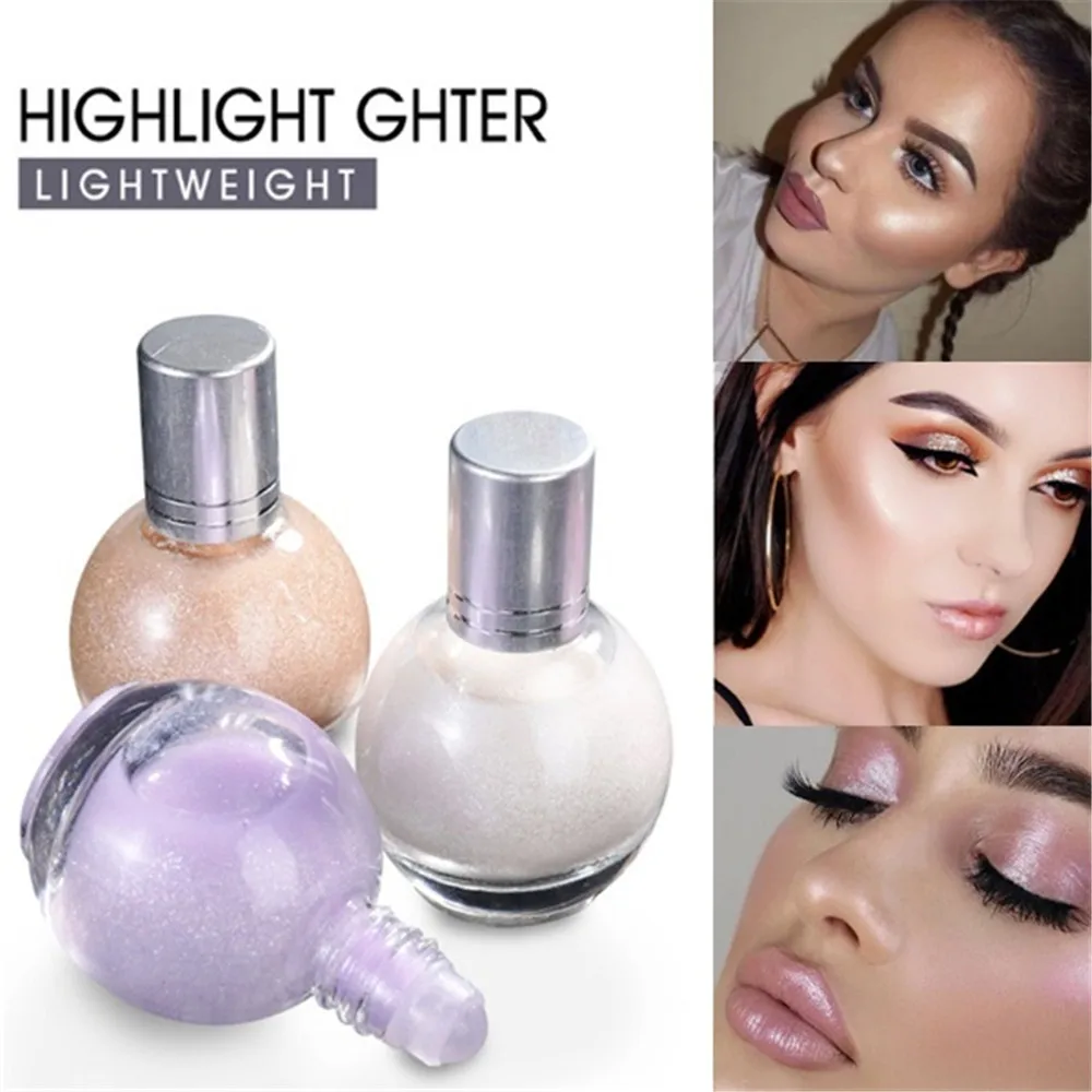 Светильник для макияжа с высоким светом жидкий мерцающий 3d светильник