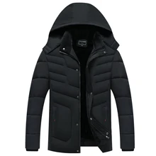 Зимняя Мужская Флисовая теплая куртка-бомбер, брендовый топ с капюшоном, высококачественное мужское пальто, Повседневная Уличная одежда, подарок для отца, размер XL-4XL; YA511