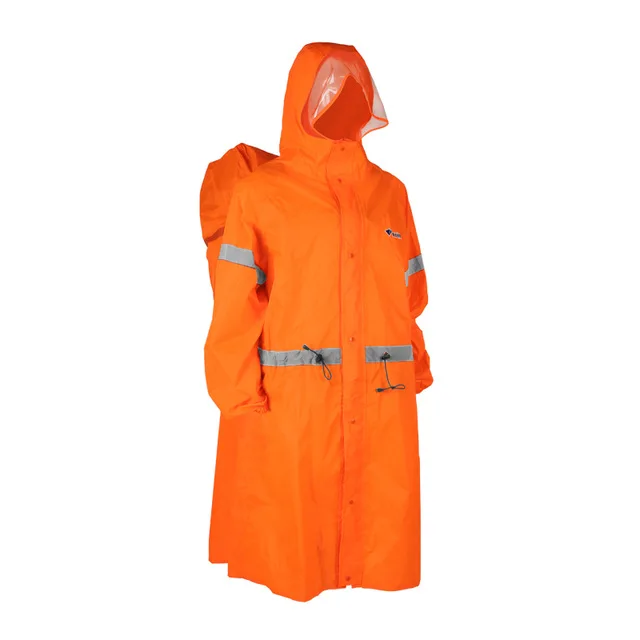 Открытый плащ-рюкзак, цельный плащ, пончо, походная куртка для кемпинга, унисекс, дождевик - Цвет: Оранжевый
