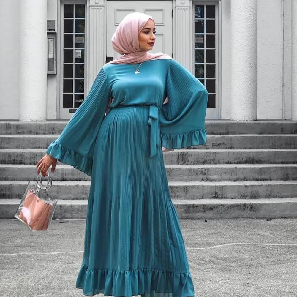 Мусульманское модное платье большого размера Abaya Dubai Hijab африканские платья