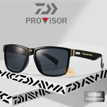 

Daiwa Men's Outdoor Fishing Polarized Sunglasses Seaside Holiday UV Protection Fashion Square Glasses Riding Windproof Glasses