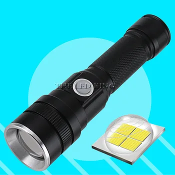 

Powerful 60000LM LED Flashlight XHP50 LED Flashlight USB Rechargeable Torch Zoom 5Mode Flashlight Lantern Use18650/26650 Battery