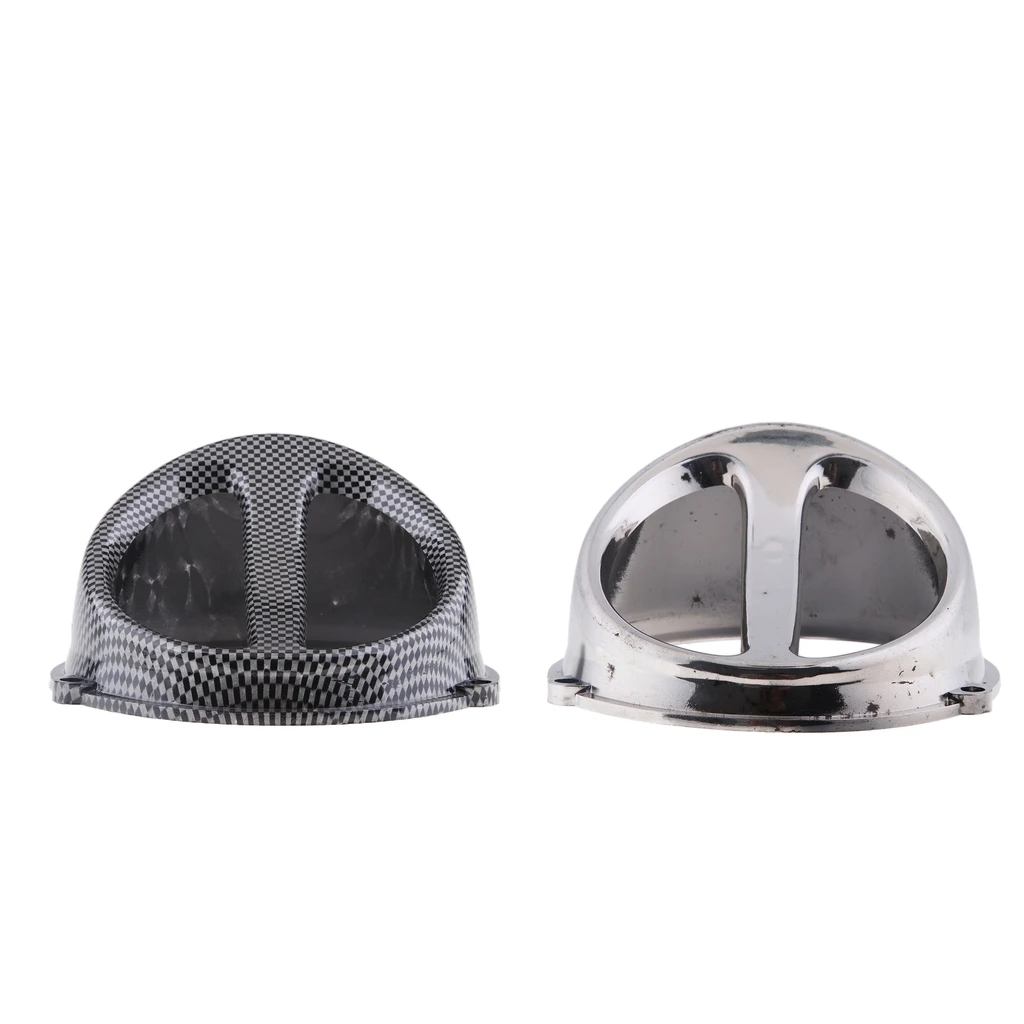 Tanie 2 sztuk wysokiej wydajności wyścigi powietrza Scoop osłona pokrywa wentylatora dla GY6 125cc 150cc motocykl skuter 152QMI 157QMJ