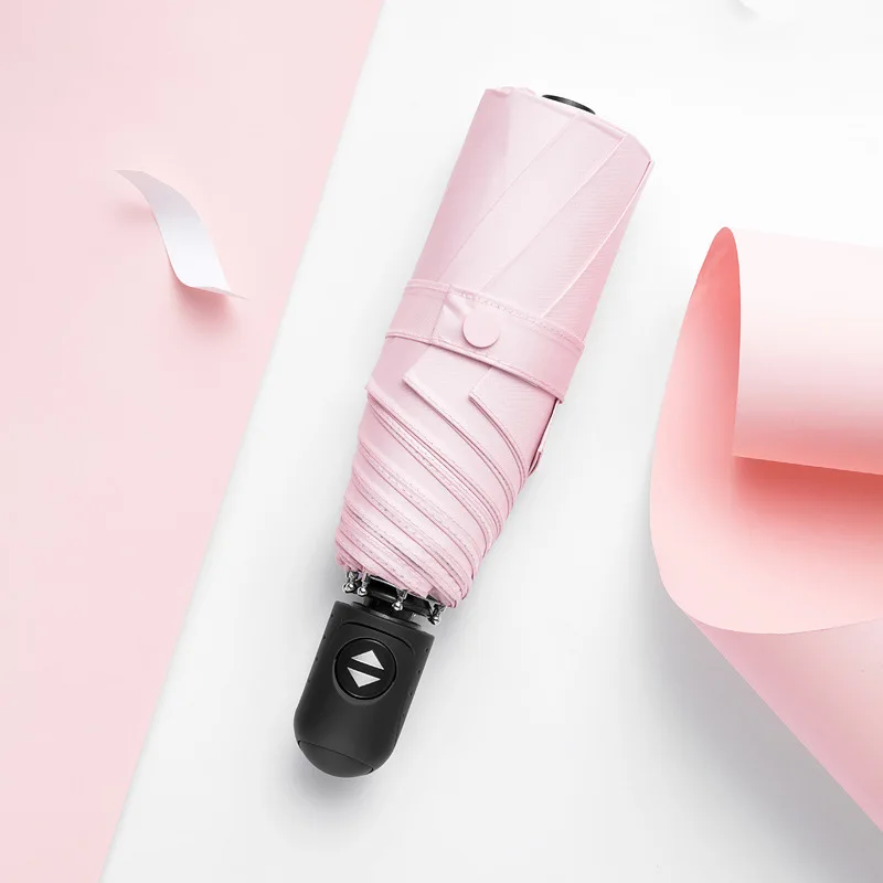 Automatic Umbrella Compact Portable UV-proof Sun Pocket Sunny Folding Kids Men Gift Metal | Дом и сад
