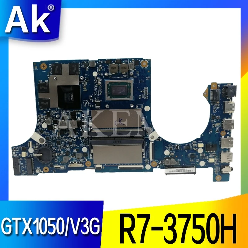 Akemy FX705DD материнская плата для ASUS TUF Gaming FX505D FX505DT FX505DD 17,3 дюймов материнская плата R7-3750H GTX 1050/V3G