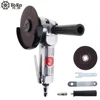 4 Inch Pneumatic Polisher Air Angle Grinder Mini High-speed Sliver/Blue for Machine Polished / Grinding / Cutting Pneumatic Tool 1